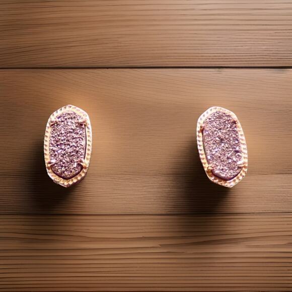 Kendra Scott Jewelry - Kendra Scott Ellie Drusy Gold Tone Earrings